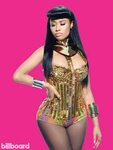 Golden Queen - Nicki Minaj dazzles on the cover and editoria